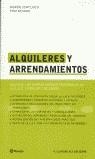 ALQUILERES Y ARRENDAMIENTOS | 9788408037828 | CONTIJOCH, RAMON