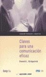 CLAVES PARA UNA COMUNICACION EFICAZ | 9788480885843 | KIRKPATRICK, DONALD