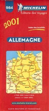 ALEMANIA MAPA MICHELIN 2001 | 9782060001647 | AA.VV.