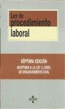 LEY DE PROCEDIMIENTO LABORAL | 9788430935178 | RIOS SALMERON, B. - MONTOYA MELGAR, ALFREDO