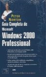 WINDOWS 2000 PROFESSIONAL GUIA COMPLETA | 9789684444331 | NORTON, PETER