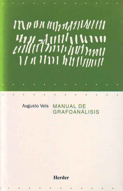 MANUAL DE GRAFOANALISIS | 9788425421938 | VELS, AUGUSTO