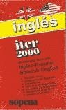 DICCIONARIO INGLES-ESPAÑOL ITER2000 | 9788430311644 | VV.AA.