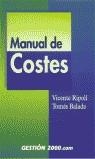 MANUAL DE COSTES | 9788480885768 | RIPOLL/BALADA